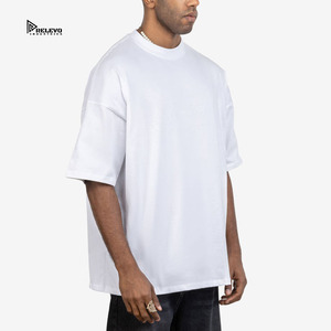 เสื้อยืดคอกลมทรงหลวมสไตล์ลำลองสำหรับผู้ชาย ผ้าเจอร์ซีย์คอตตอน 220 กรัม ระบายอากาศได้ดีด้วยผ้าฝ้าย 100% เหมาะสำหรับฤดูร้อน - Product Image 2