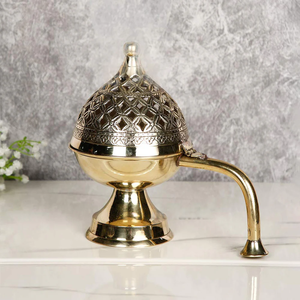 <b>Top</b> Class Brass Incense Burner Eco-Friendly Traditional Religious Home Decor with Antique Finish - Product Image 5