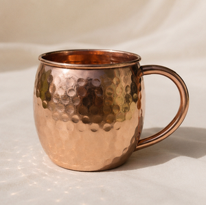 Wholesale Handcrafted Pure Copper Moscow Mule Mug Hammered Design Solid Copper Cup for Cocktails Beer <b>Drinkware</b> - Product Image 5