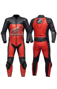 Traje de Carreras Zonda para Hombre, de Cuero Vacuno/Canguro, Mono de Una Pieza con Armadura de Nivel 2 CE, Hecho a Medida, Protección OEM - Product Image 1