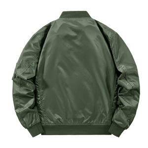 Blouson Bomber Matelassé Léger pour Homme – Chaud, Rembourré, Col Montant Zippé, Décontracté, Hiver, Isolant, Tendance - Product Image 3