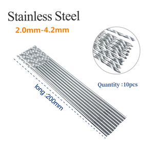 Orthopedic <b>Drill</b> <b>Bits</b> 200mm Surgical Bone <b>Drill</b> Set 10PCS Stainless Steel German Quality <b>Long</b> <b>Drill</b> <b>Bits</b> Trauma Surgery Tools - Product Image 2