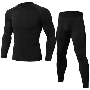 MMA Kickboxing BJJ Rashguard T-<b>Shirts</b> Spandex/Nylon Quick Dry Short Sleeve Front Logo Fitness Wear <b>Boxing</b> Set - Product Image 1
