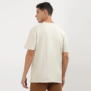 T-shirts Homme Oversize en Gros, Impression Logo Personnalisé, Coton Uni, Manches Courtes, T-shirts Vierge Grande Taille pour Homme - Product Image 4