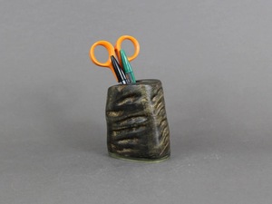 Porte-stylo en corne de buffle, vaisselle réutilisable, multi-usages, alliant élégance et durabilité pour stylos, décoration de bureau, haute qualité - Product Image 1