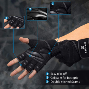 Ropa Deportiva, Guantes de Levantamiento de Pesas, Guantes de Gimnasio para Fisicoculturismo, Hechos en Pakistán - Product Image 2