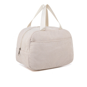 Sac à déjeuner en velours côtelé imprimé / Sac de pique-nique d'extérieur - Product Image 5