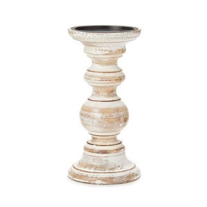 Rustic <b>Wooden</b> Candle Holder Natural Handmade Candle Stand for Home Decoration Table Centerpiece Dining and Special Events - Product Image 5