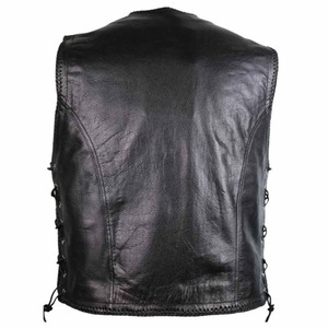 Chaleco de Cuero Casual para Hombre, Otoño, Resistente al Agua y al Viento, Transpirable - Product Image 3