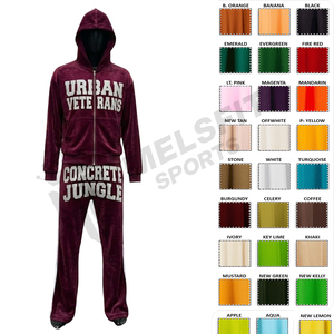 Ensemble de survêtement zippé personnalisé pour homme – Tenue de sport tendance et durable pour le jogging et l'entraînement - Product Image 4