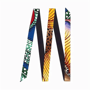 Nouveau Foulard Carré en Soie Tendance pour Femme, Foulard Cheveux, Ruban de Sac Fin à Motif Ceinture - Product Image 3