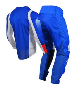Ensemble de vêtements de motocross unisexe grande taille, vente en gros, logo personnalisé, course automobile, séchage rapide, respirant, maillot de course - Product Image 2