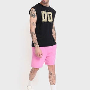 Solid Color Breathable Tank Top Custom Logo Ribbed Vests Knitted Fitness Gym Stringer <b>Singlet</b> <b>for</b> <b>Men</b> training workout session - Product Image 5