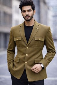 Men's Woolen Winter A-<b>Line</b> Casual Party Bomber <b>Jacket</b> Long Sleeves Reversible Waterproof Quick Dry <b>Fleece</b> Lining Front Logo - Product Image 4