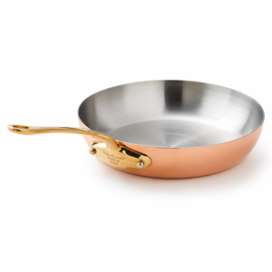 3 Ply Copper Frying <b>Pan</b> with Stainless Steel Lining, Premium Copper Skillet, Brass Handle Chef Cookware, OEM ODM Wholesale - Product Image 1