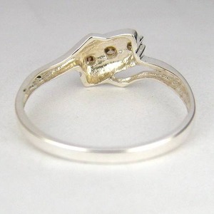 Anillo Clásico de Plata de Ley 925 con Diamante para Mujer, Corte Brillante Redondo, Color I, Piedra Natural, Anillo de Compromiso - Product Image 2