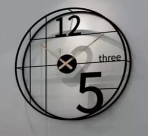 Horloge murale en fer de luxe moderne, nouvelle arrivée, article de décoration murale pour salon, salle à manger, fond, grande taille, horloge murale en métal - Product Image 6