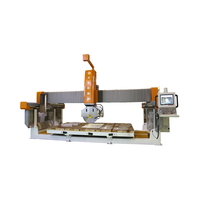 Dafon Découpeuse de pierre automatique à 5 axes CNC 4+1 Scie à pont pour la découpe de dalles de marbre, de granit et de quartz pour la cuisine