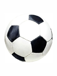Ballon de football noir et blanc, design classique, durable, taille 5, emballage gonflé pour l'entraînement - Product Image 4