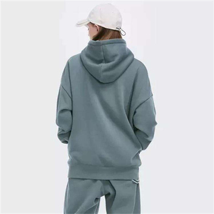 Sudadera con Capucha Oversize de Hip Hop para Hombre, de Felpa 100% Algodón, Tejido Grueso, Estilo Urbano, con Logotipo Personalizado OEM - Product Image 4