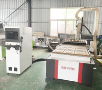 Máquina enrutadora de madera CNC, corte de madera contrachapada, muebles de carpintería, corte CNC, máquina enrutadora ATC CNC para procesamiento de madera