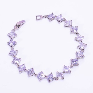 Pulsera de tenis de plata S925 para mujer con circonitas redondas de corte brillante y engaste de púas, diseño clásico para uso diario, proveedor de EE. UU. - Product Image 4