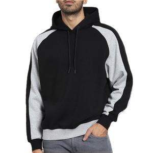 Sudaderas con capucha OEM personalizadas 100% algodón, forro polar de alto gramaje, sudaderas con capucha cortas con cremallera, lisas, con hombros caídos, para bordar, otoño - Product Image 3