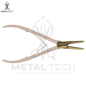 Best Sale Stainless Steel Hair Extension Pliers Double Spring Micro Ring Remover Professional <b>Tool</b> for Installation and Removal - Product Image 4