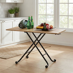 Mejor VENTA EBay, venta al por mayor, fabricante de Taiwán, almacenamiento en el hogar, bricolaje, portátil, altura ajustable, mesa auxiliar plegable con ruedas - Product Image 1