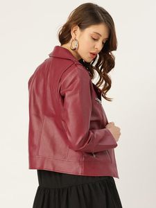 <b>Top</b> Quality Lady Leather Jacket Best Selling Outdoor Women Leather Jacket for Women Stylish Leather Jackets - Product Image 3
