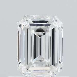 Table diamantée en vrac 0.74 E VS1 EX VG IGI certifiée émeraude 65.5 profondeur 66 - Product Image 1