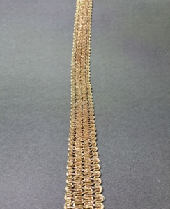 Lentejuelas Doradas y Plateadas de Alta Calidad, Adorno de Encaje Tejido a Crochet para Ropa, Zapatos y Bolsos, Decoración Ecológica para Novias - Product Image 1