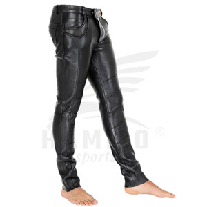 กางเกงหนังแท้คุณภาพสูงสั่งตัดได้ ขายดี นุ่มสบาย สำหรับผู้ชาย - Product Image 4