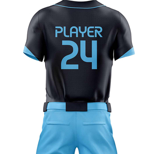 Uniforme de Béisbol de Último Diseño y Nuevo Estilo, Uniforme de Béisbol de Color Sólido de Primera Calidad para Venta en Línea, Venta Directa de Calidad - Product Image 5
