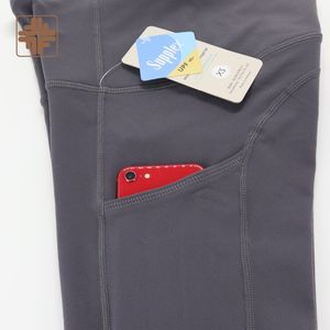 Leggings de gymnastique pour fille taille moyenne solide extensible dans les quatre sens anti-odeur évacuant la transpiration - Product Image 5