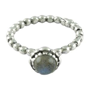 แหวนเงินสเตอร์ลิง925กับหินลาบราดอไรต์ขายส่ง-ส่งออกเครื่องประดับเงินสำหรับงานแต่งงาน - Product Image 1