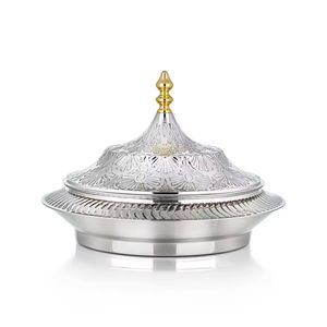 Natural Wood Insulated Casserole Hammered Gold Lid Artisan Hot Pot Food Warmer Eco Friendly Luxury Dining Serving Pot Dish Wood - Product Image 5