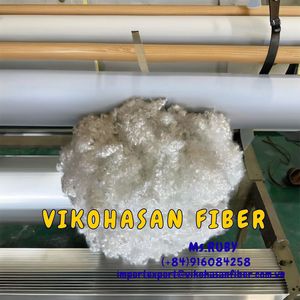 ผ้าโพลีเอสเตอร์แบบไม่ทอ Vikohasan PSF 4D HC สีขาว ราคาประหยัด ผลิตจากเส้นใยโพลีเอสเตอร์รีไซเคิลแบบกลวงเชื่อมต่อ ได้รับการรับรองมาตรฐาน OEKO-TEX สำหรับงานคอนกรีต - Product Image 4