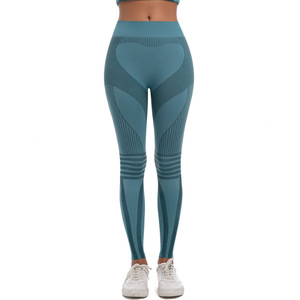 Wholesale Custom High Waisted Sports Workout Yoga Pants <b>Leggings</b> for Women Soft Polyester Gym Fitness <b>Leggings</b> <b>With</b> <b>Pockets</b> - Product Image 1