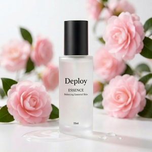 Camellia Hydrating Skin Essence 55ml Korean Made Lightweight Moisture OEM Manufacturer Supplier - Product Image 2