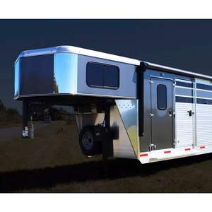 Remolque para Caballos de 6.5 Metros con Cuello de Cisne, Remolque de Lujo de Alta Gama para Caballos Grandes - Product Image 1