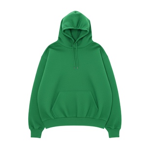 Sweat à capuche homme personnalisé OEM haute qualité en coton polaire fermeture éclair couleurs personnalisées motif à carreaux anti-boulochage respirant 260g - Product Image 1