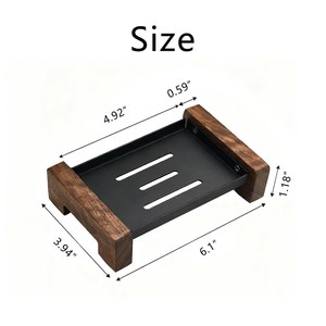 Personalized Soap Dish Pattern | Rectangular Shape Minimalist Soap Dish | Home Decor Bathroom <b>Accessories</b> Bottle Soap Dish By UO - Product Image 1