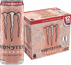 Boisson Énergisante Premium Monster Ultra Peachy Keen 500ml en Canette Slim, Zéro Sucre, Faible en Calories, Boisson Stimulante, Fournisseur en Gros, Stock Prêt - Product Image 1