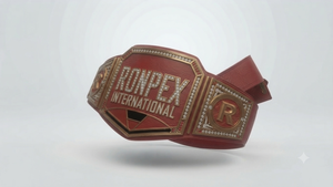Heavyweight Championship Title <b>Belt</b> Ronpex International Brass Leather Customizable Unisex 5kg 1.8M Adult <b>Wrestling</b> Soft Cotton - Product Image 2