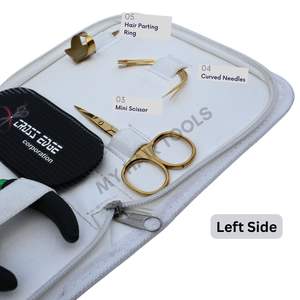 Kit d'outils pour extensions capillaires de salon avec pince à micro-perles, outil de retrait de perles, pince à extensions capillaires, aiguilles à coudre et doigt de séparation - Product Image 4