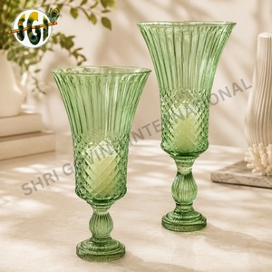 Maceta de Vidrio de Primera Calidad Shri Govind International, Diseño Moderno y Creativo, Acabado Sin Recubrimiento, Varios Tamaños para el Hogar - Product Image 2