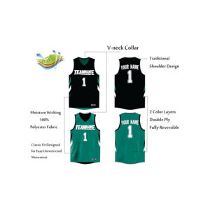 SHAHI IMPEX Maillot de basketball réversible personnalisé à col en V 100 % polyester à séchage rapide pour adultes, manches courtes, imprimé – Meilleures ventes - Product Image 2