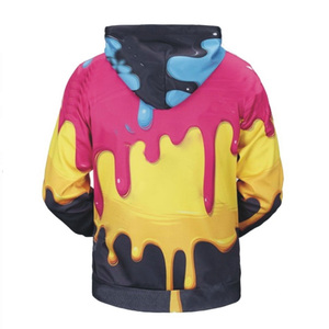 Sweats à capuche unisexes de haute qualité avec impression par sublimation Sweat à capuche confortable à motif solide pour hommes et femmes - Product Image 2