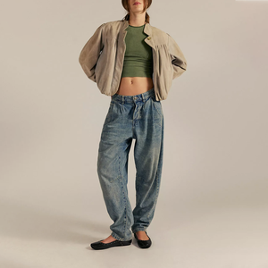 Hot Selling Exposed Seam Women's Olive Green Cap Sleeve Crop Top Slim Fit Knitted Cotton Casual Summer Solid Color T-Shirt Women - Product Image 4